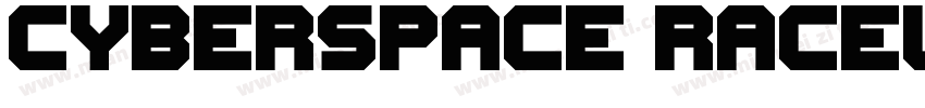 Cyberspace Raceway B字体转换